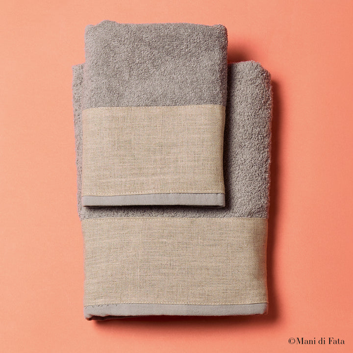 Coppia spugna balza in lino