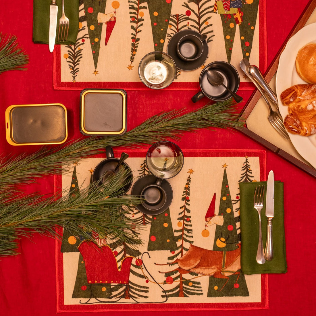 Set da 2 tovaglietta all'americana Fairy Elf