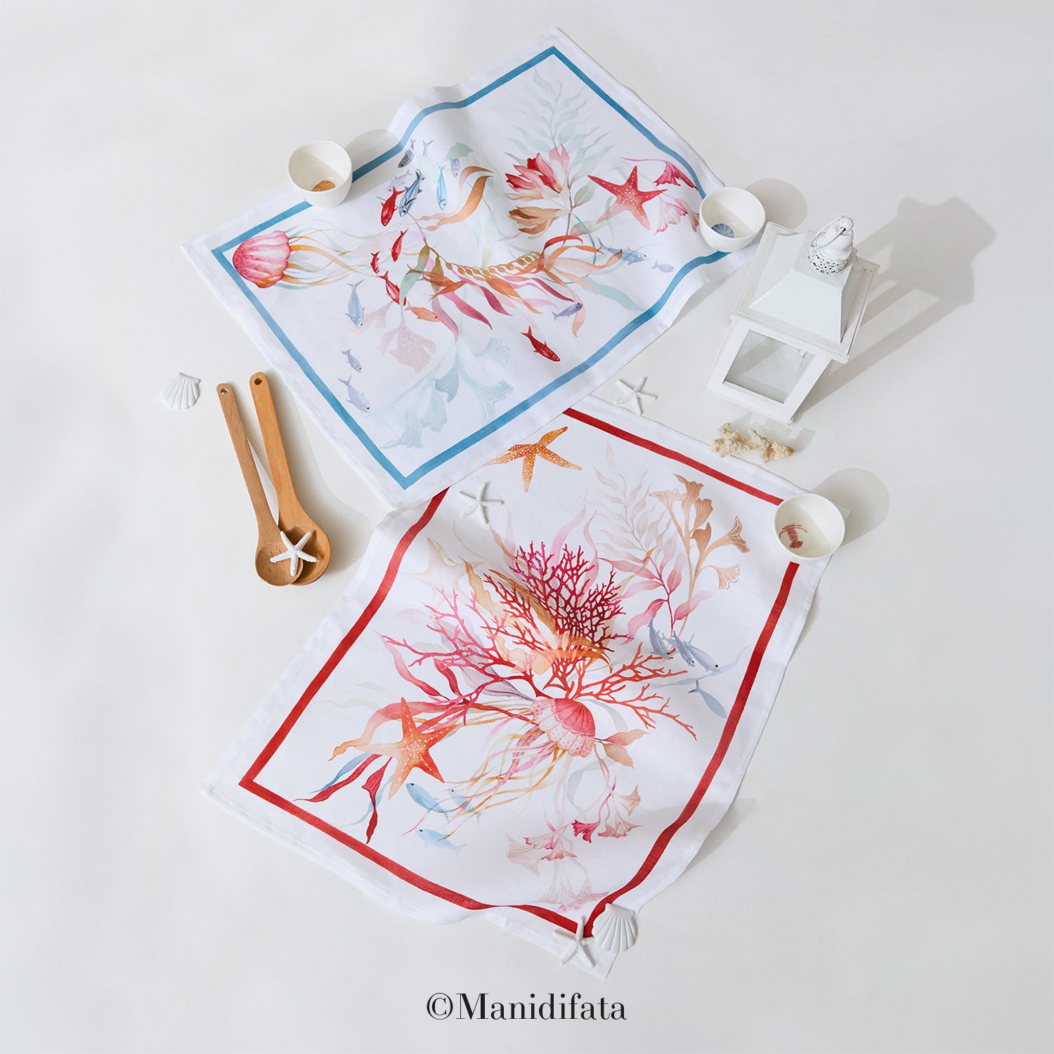 Asciugapiatti in lino Ondiva