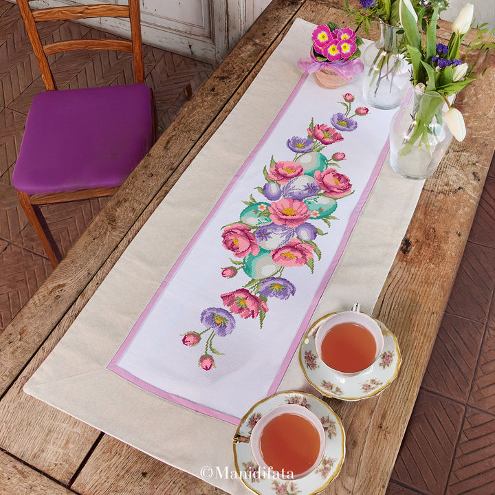 Schema per lista con bouquet Pasquale 007624