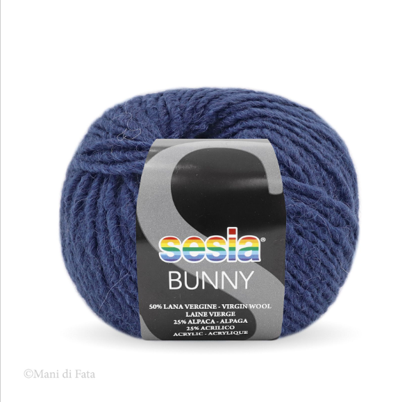 Gomitolo Sesia Bunny da 50 gr. VX 0857 blu