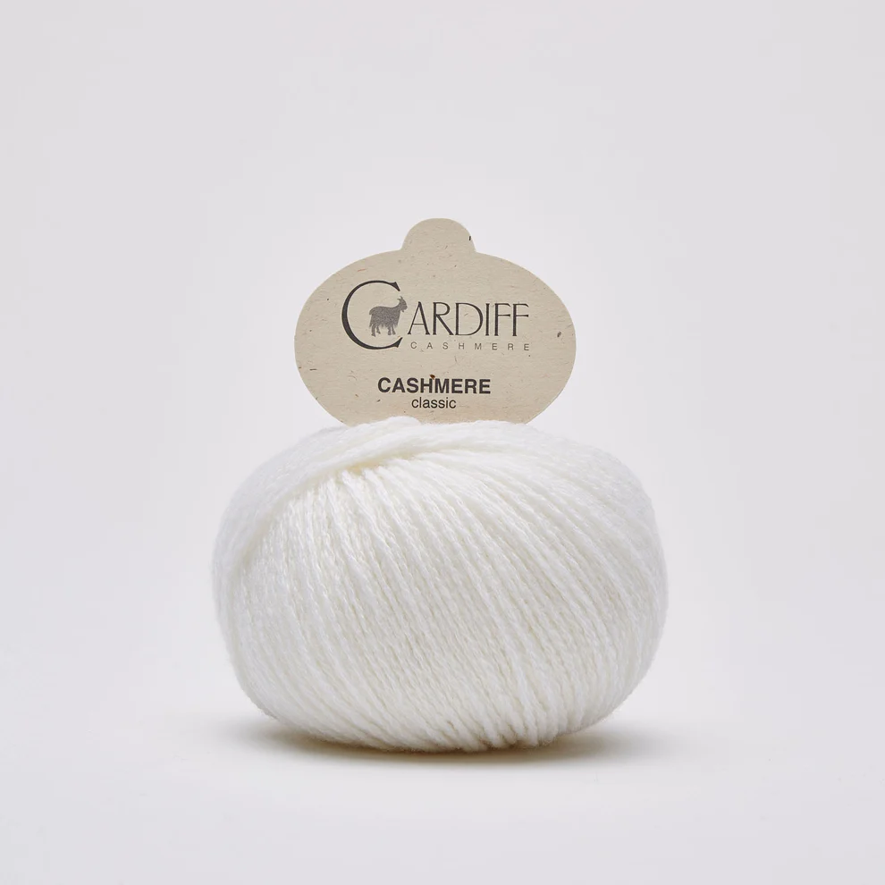 Gomitolo Cashmere da 25gr Bianco Candido VX 0623 