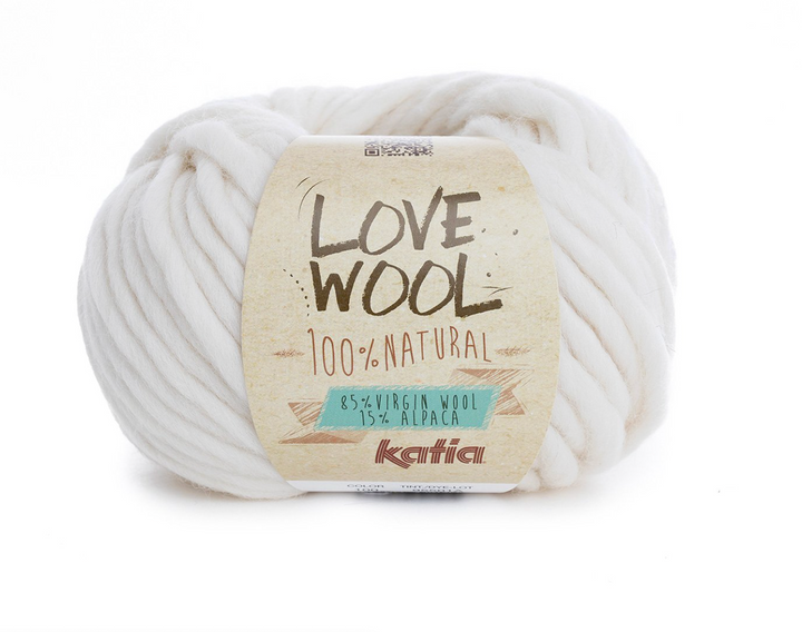 Gomitolo Love Wool da 100 gr VX 00100 Panna