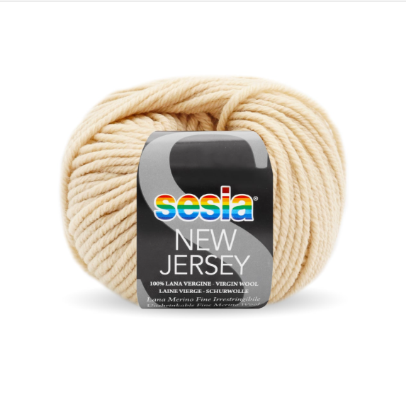 Gomitolo Sesia New Jersey da 50 gr. VX 2840 tortora