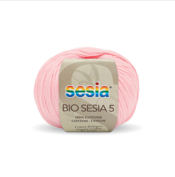 Gomitolo Bio Sesia 5 da 50 gr. VX 0068 rosa scuro
