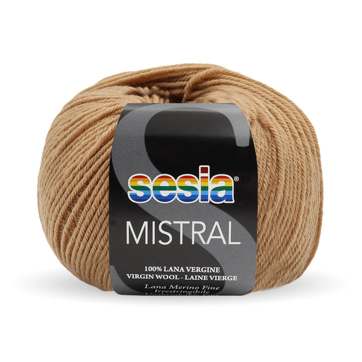Gomitolo Sesia Mistral da 50 gr. VX 5570 cognac