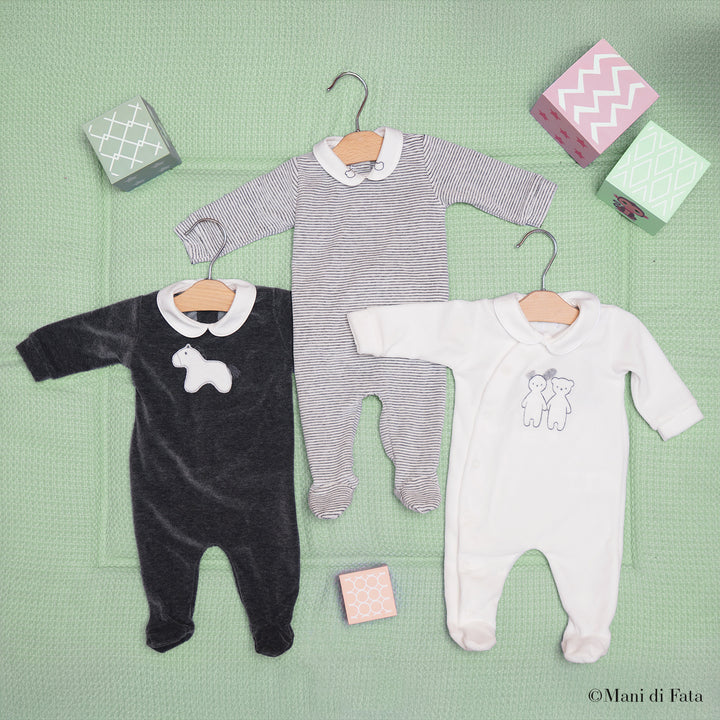 Tutina lunga in ciniglia taglia 3 mesi