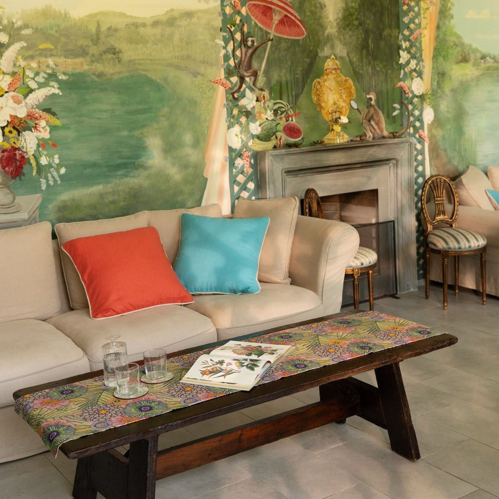 Runner da tavola in cotone Dalia