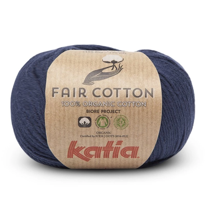 Cotone Fair Cotton 5 - 50g.cot. biologico blu scuro