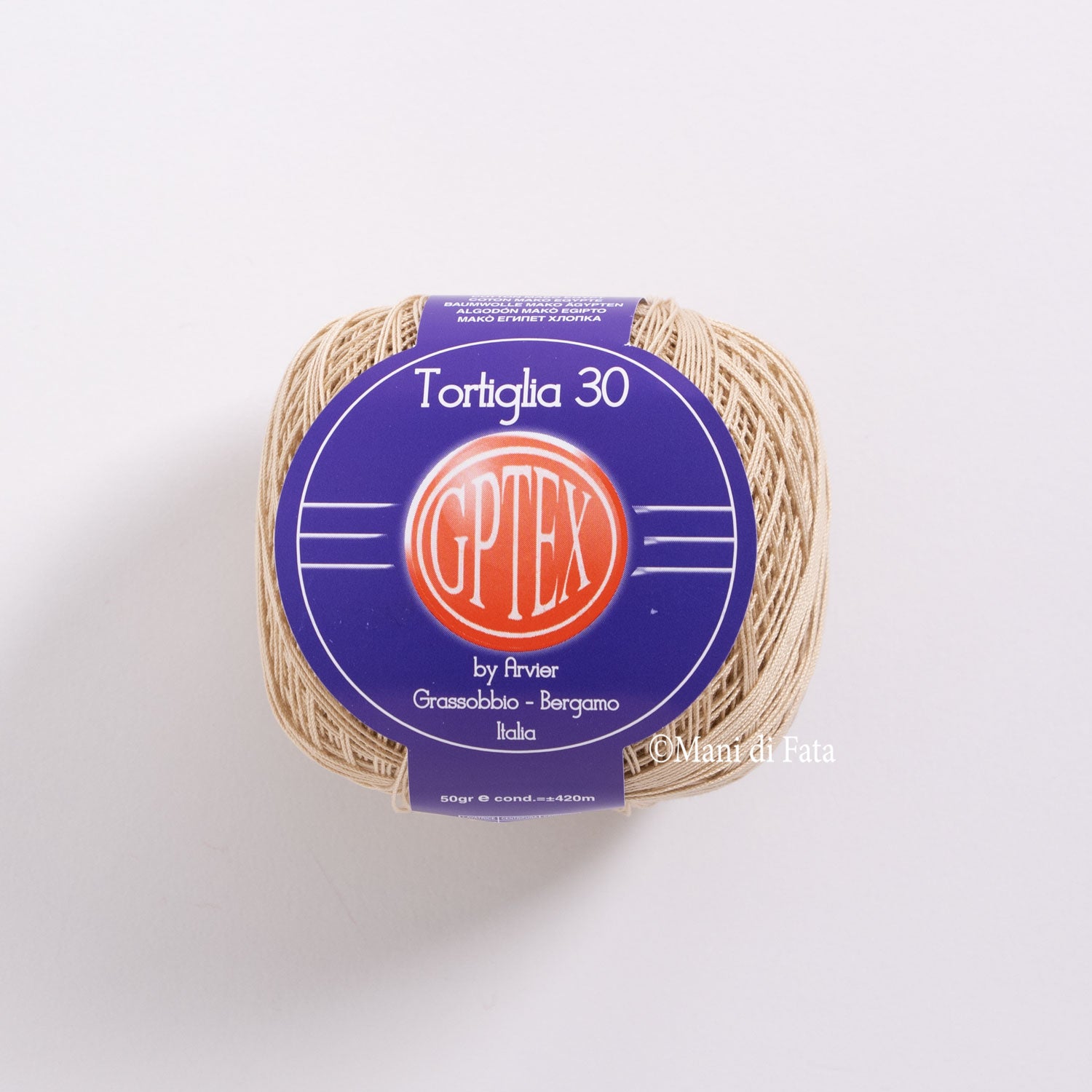 CORDONETTO TORTIGLIA N.30 COL.49 AVORIO GR.50    