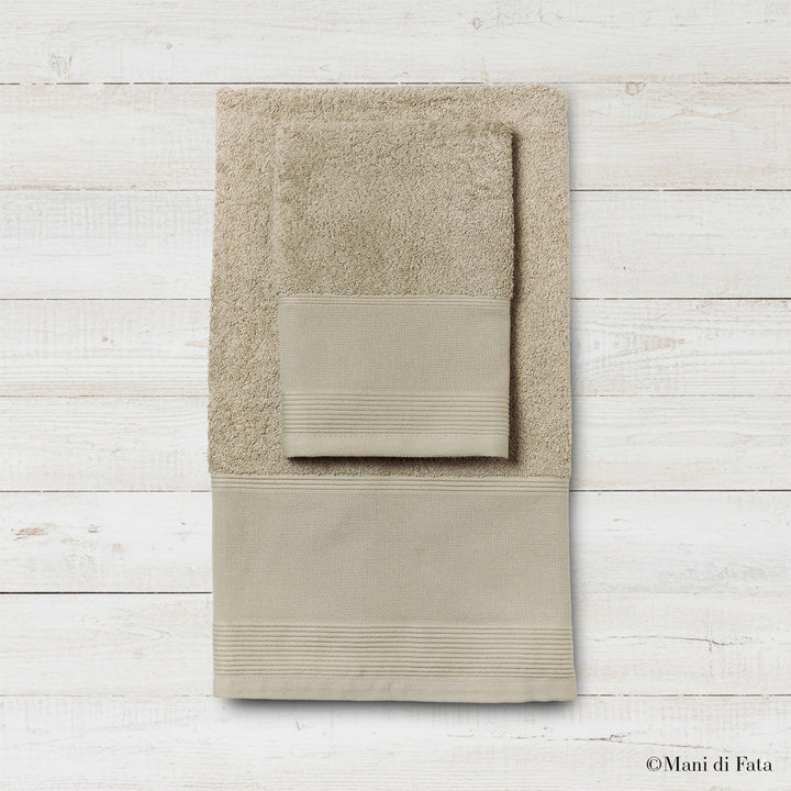 Parure spugna noce Burano ricamo punto croce