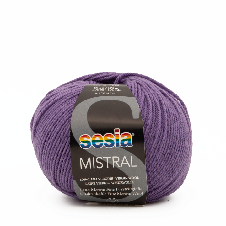 Gomitolo Sesia Mistral da 50 gr. VX 2400 viola