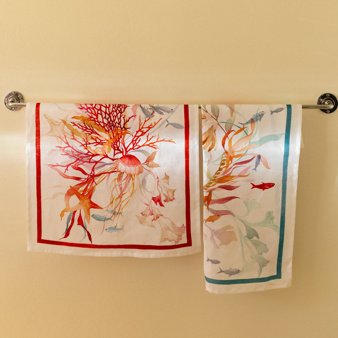 Asciugapiatti in lino Ondiva