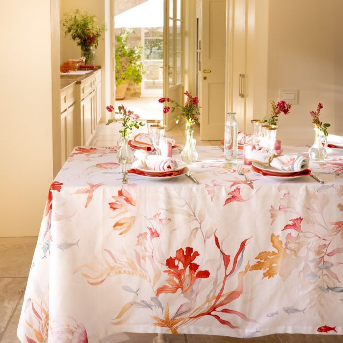 Tovaglia in lino da 8 posti Ondiva