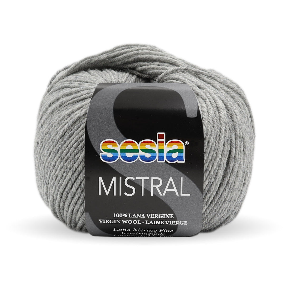 Gomitolo Sesia Mistral da 50 gr. VX 0665 grigio chiaro