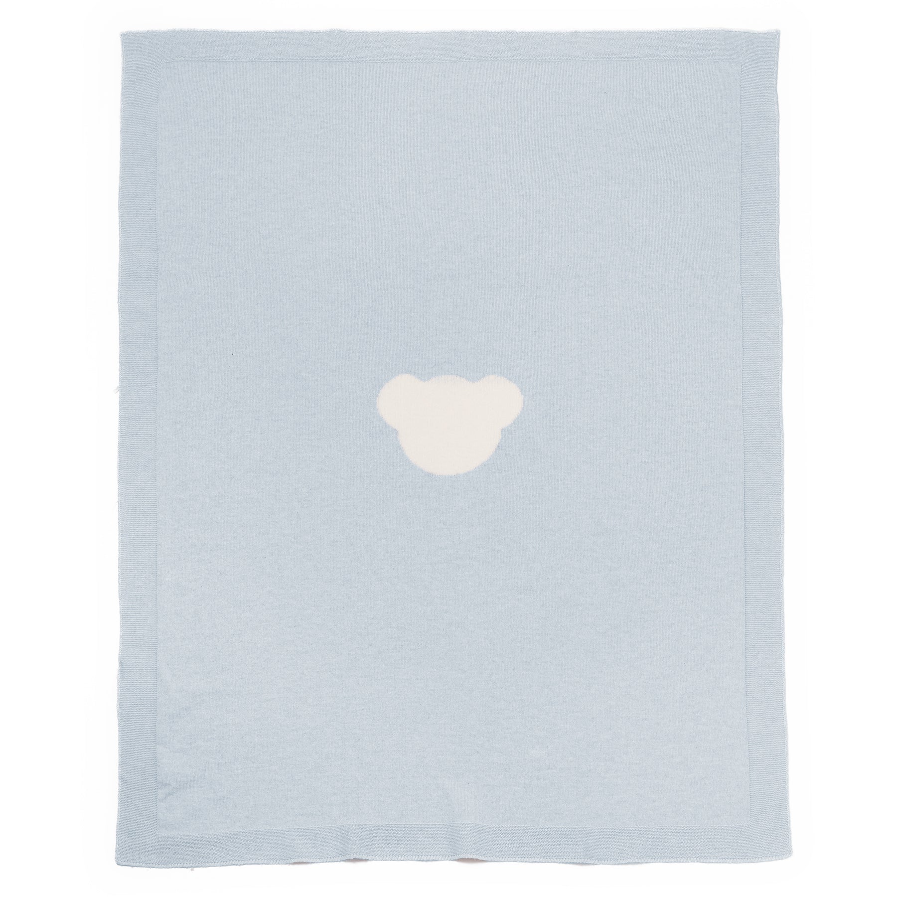 Copertina culla in misto lana Orsetto