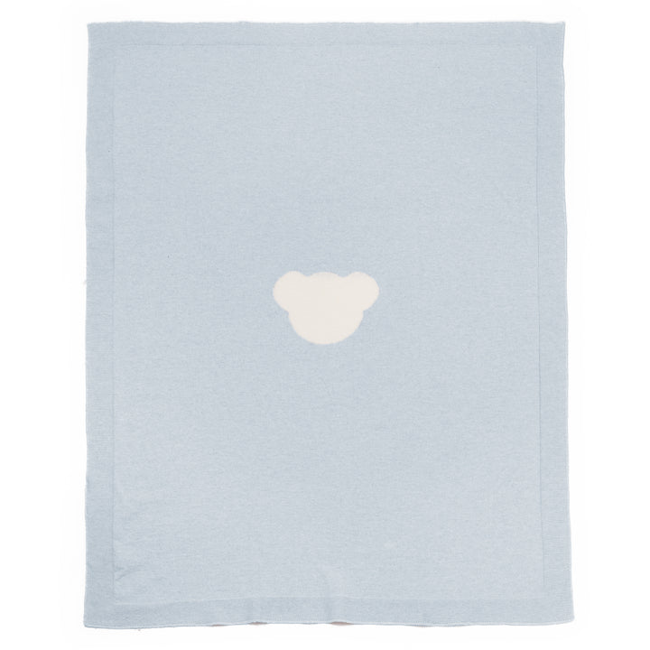 Copertina culla in misto lana Orsetto