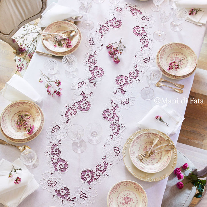 Disegno carta per tovaglia da 8 e da 12 ad intaglio