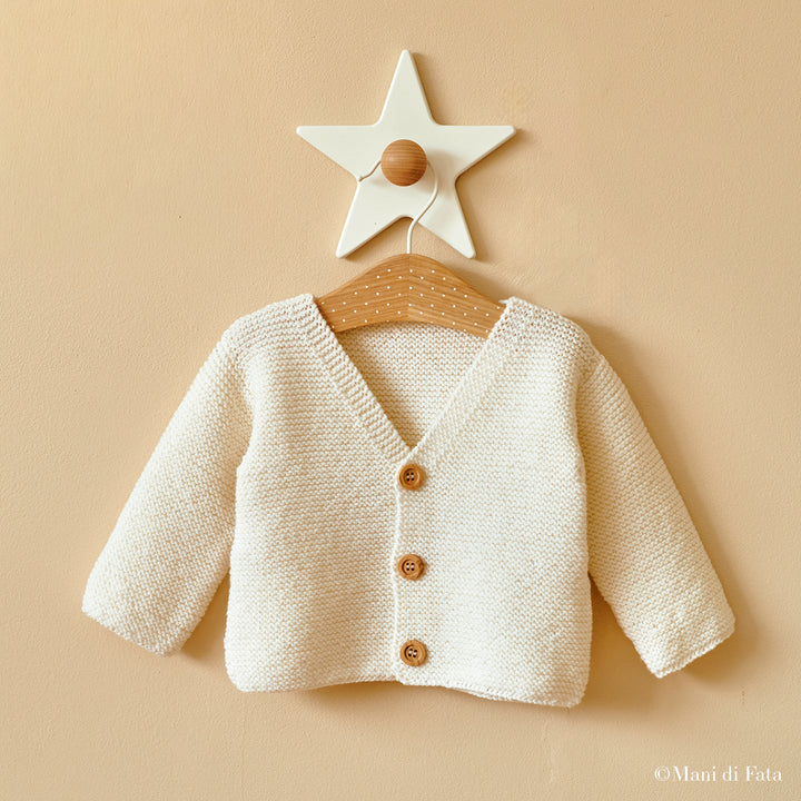 Kit cardigan baby a punto legaccio - neonato