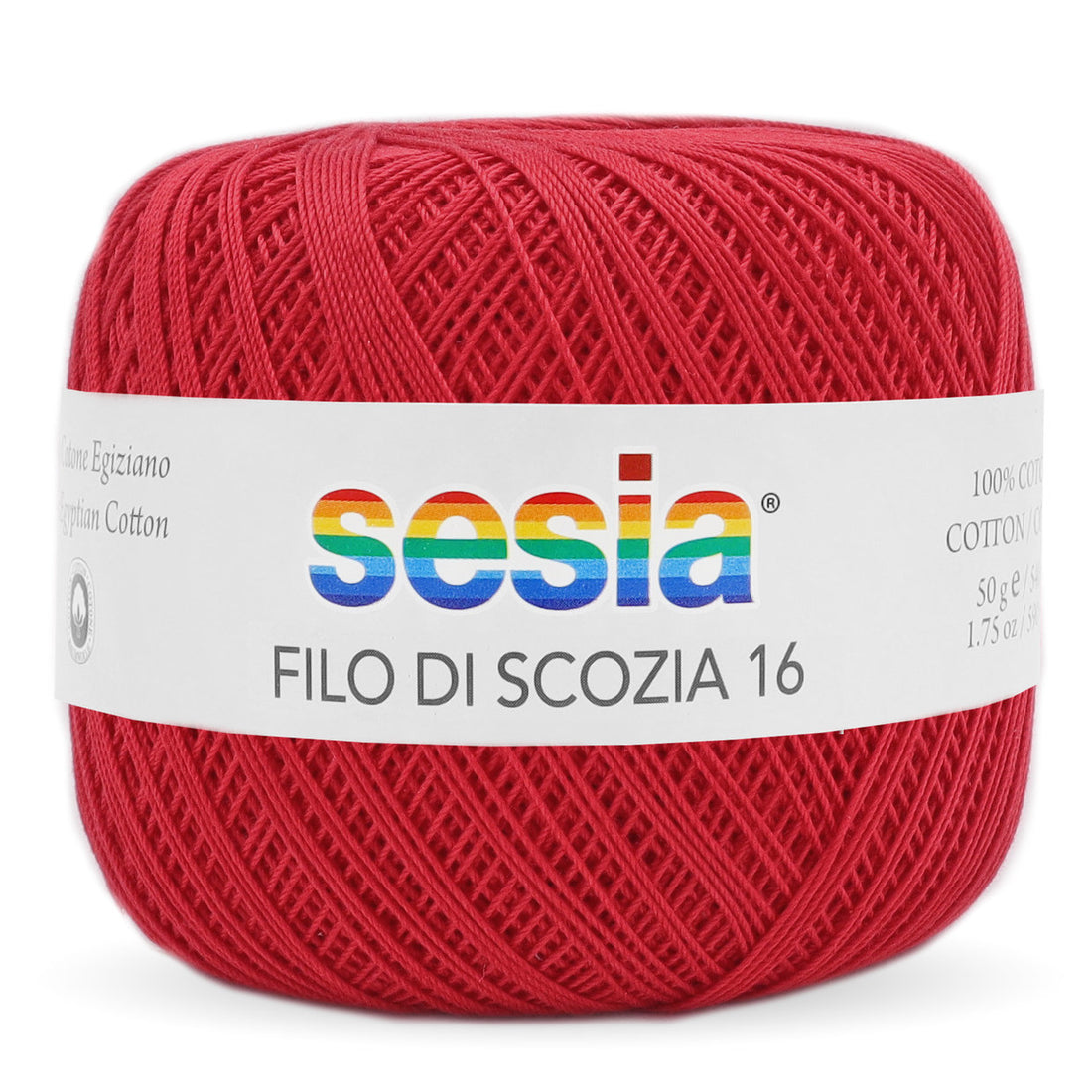 Gomitolo Sesia Scozia 16 da 50 gr. VX 0063 rosso