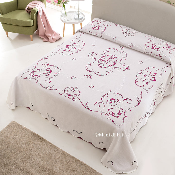 Disegno carta per copriletto angioletti ad intaglio