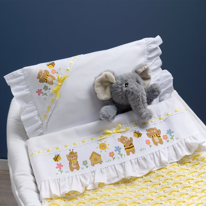 Kit culla giallo sangallo ape orso