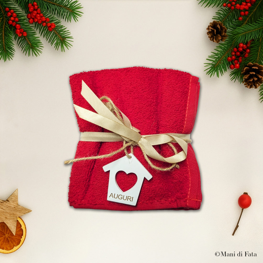 Set di 3 lavette natalizie