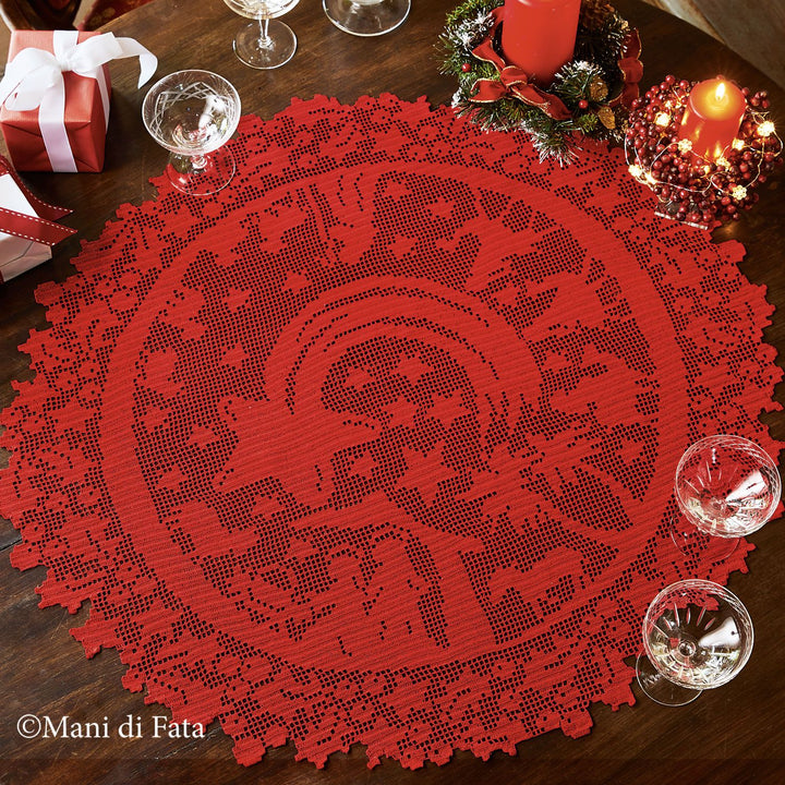 Kit centro uncinetto filet Stella Cometa