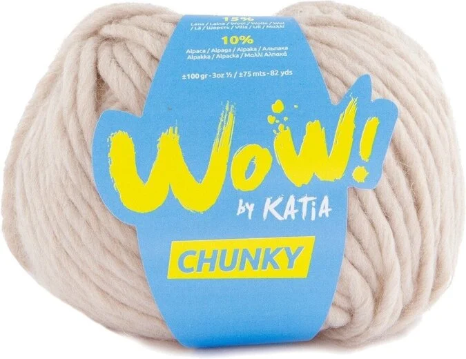Gomitolo WOW CHUNKY da 100g VX 55 beige