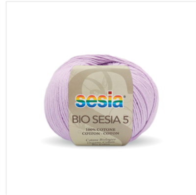 Gomitolo Bio Sesia 5 da 50 gr. VX 0715 glicine