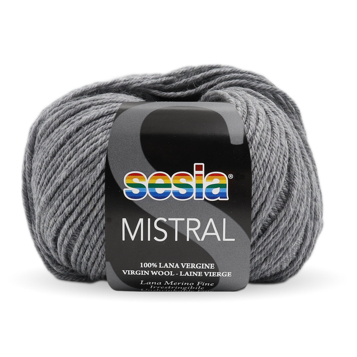 Gomitolo Sesia Mistral da 50 gr. VX 0463 grigio melange