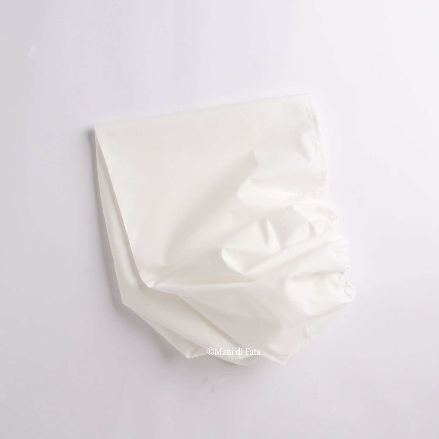 Lenzuolino sotto culla con angoli in cotone