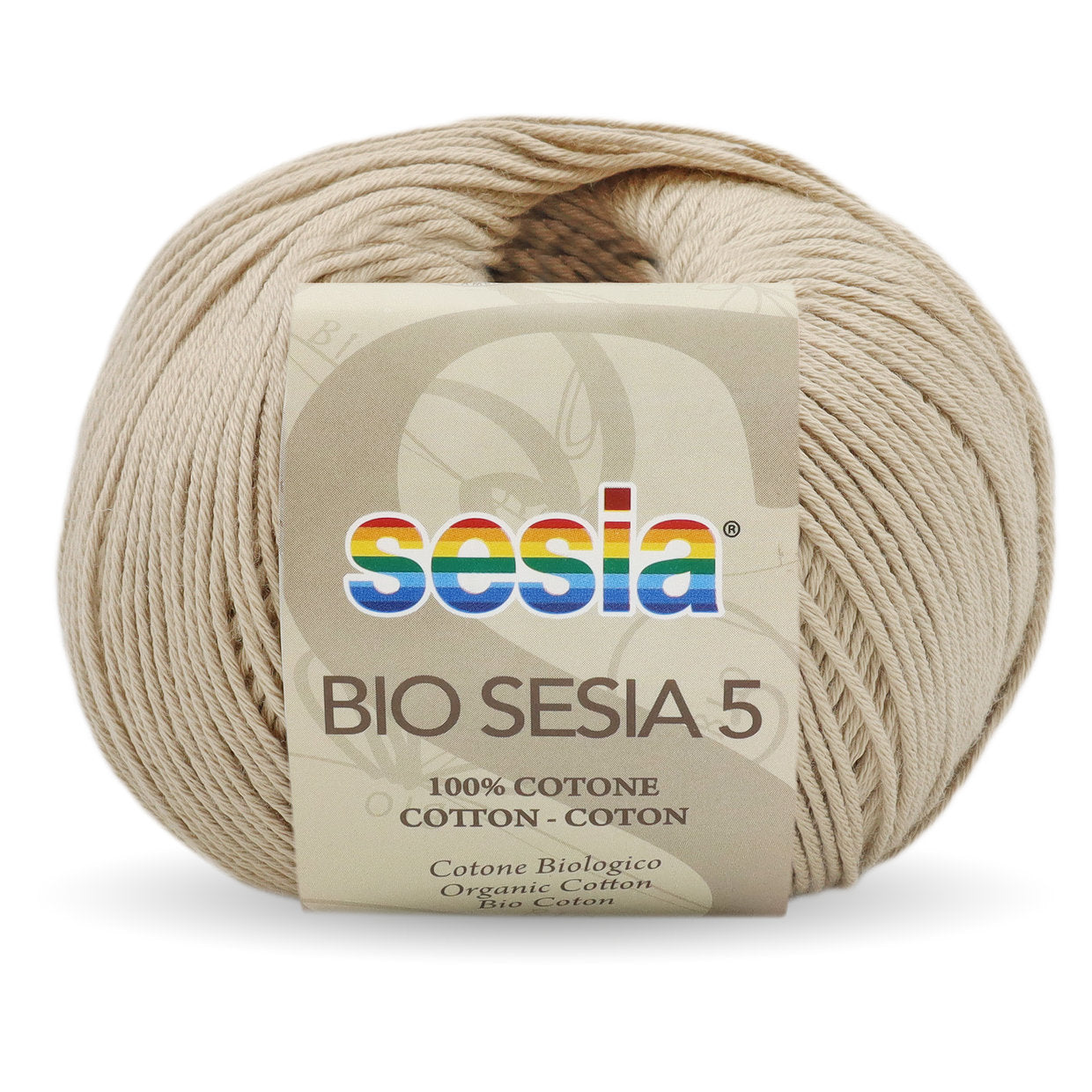 Gomitolo Bio Sesia 5 da 50 gr. VX 1083 beige