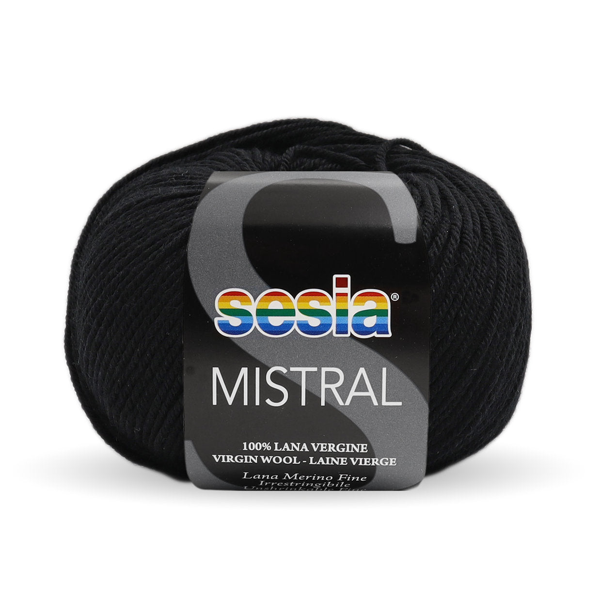 Gomitolo Sesia Mistral da 50 gr. VX 0067 nero