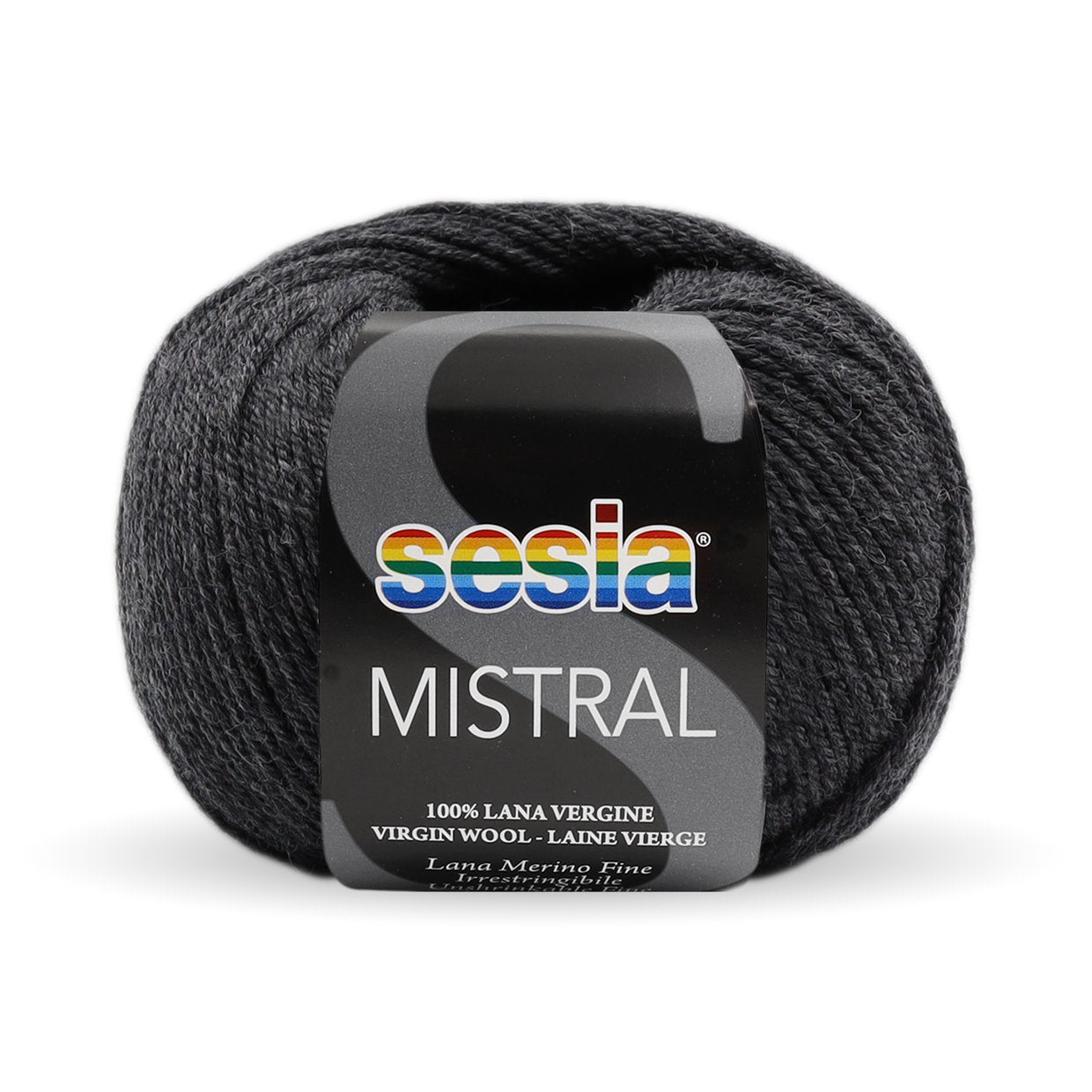 Gomitolo Sesia Mistral da 50 gr. VX 0154 grigio antracite