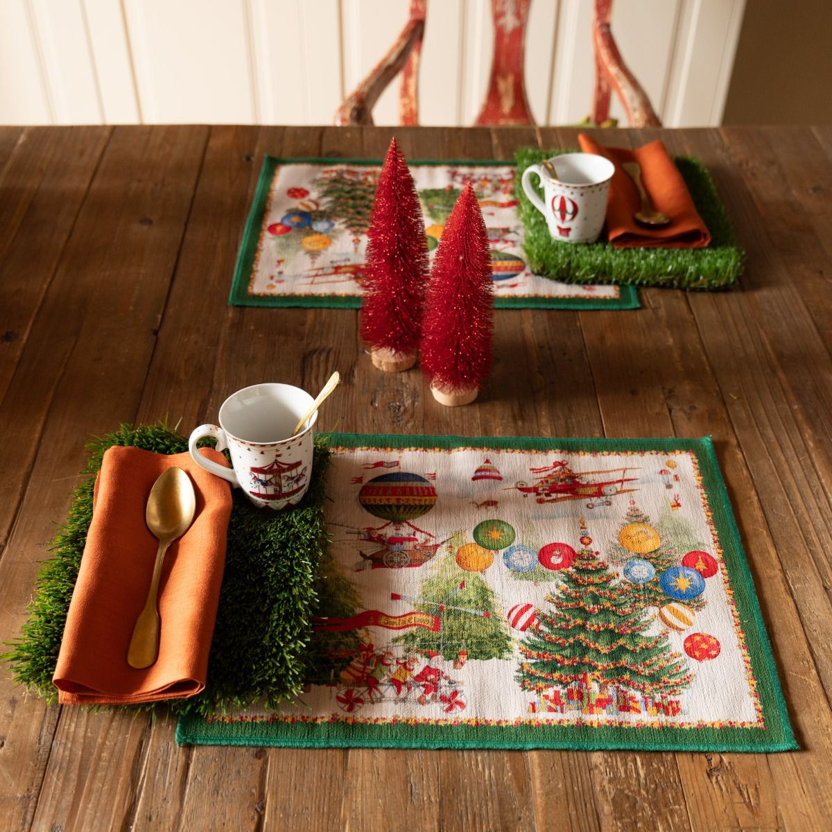 Set da due tovagliette all'americana stampa Jurta