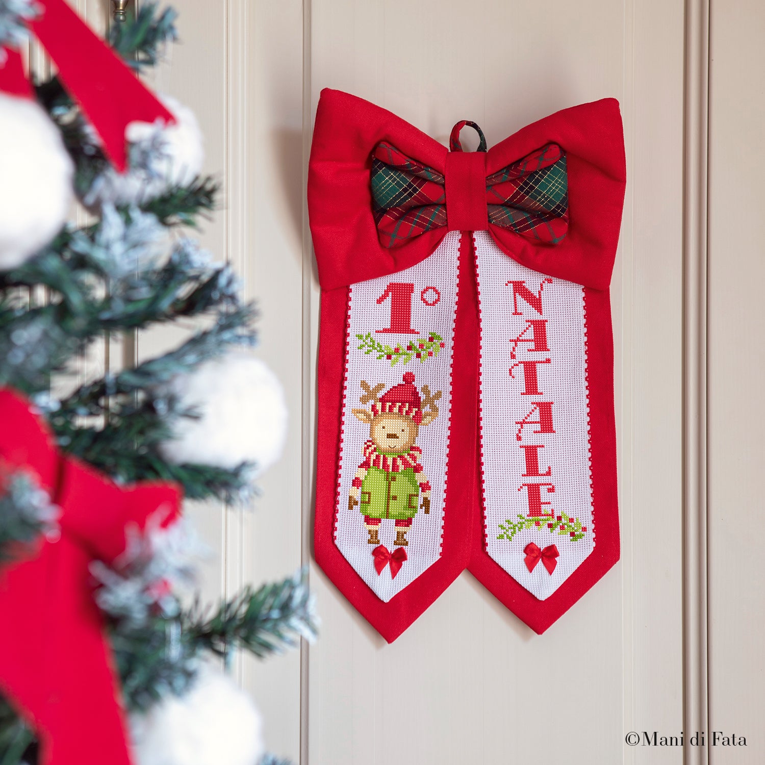 Kit fiocco fuoriporta “Primo Natale”