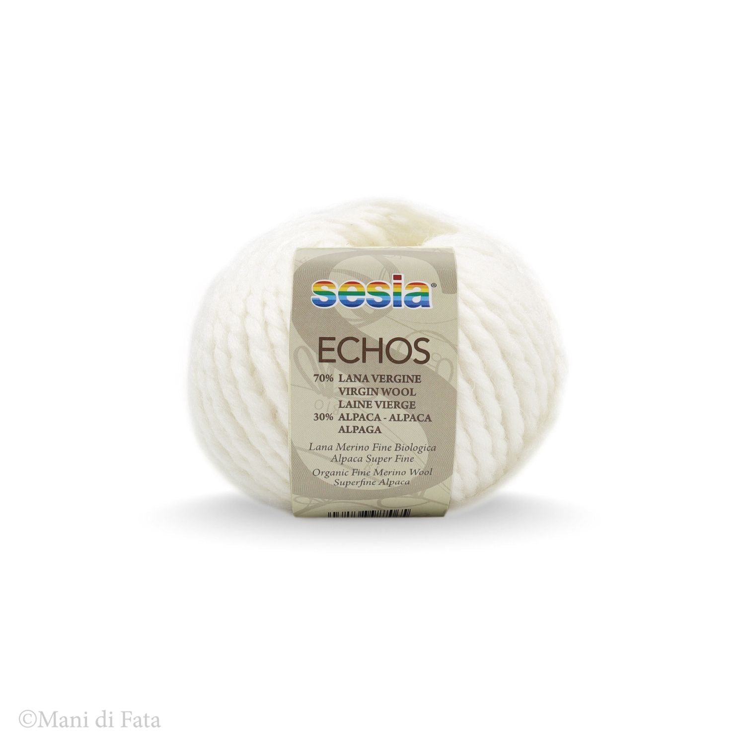 Gomitolo Sesia Echos da 50 gr. VX 0207 bianco