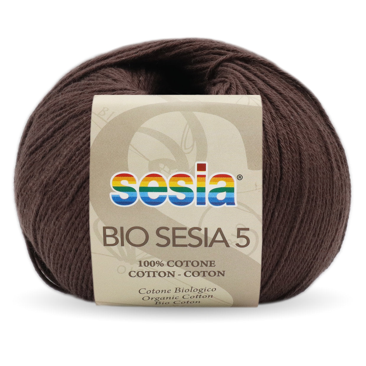 Gomitolo Bio Sesia 5 da 50 gr. VX 0024 marrone