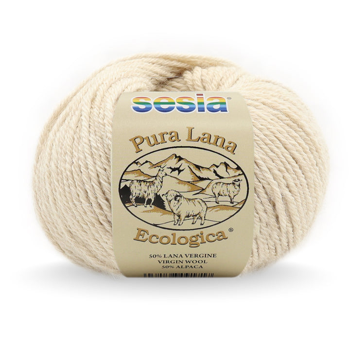 Gomitolo Lana Ecologica da 50gr. VX 0052 avorio