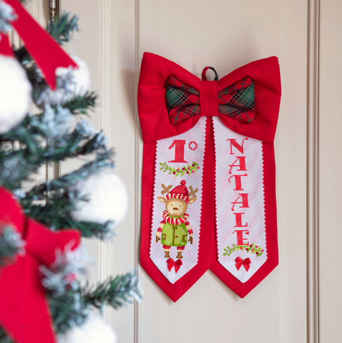 Kit fiocco fuoriporta “Primo Natale”
