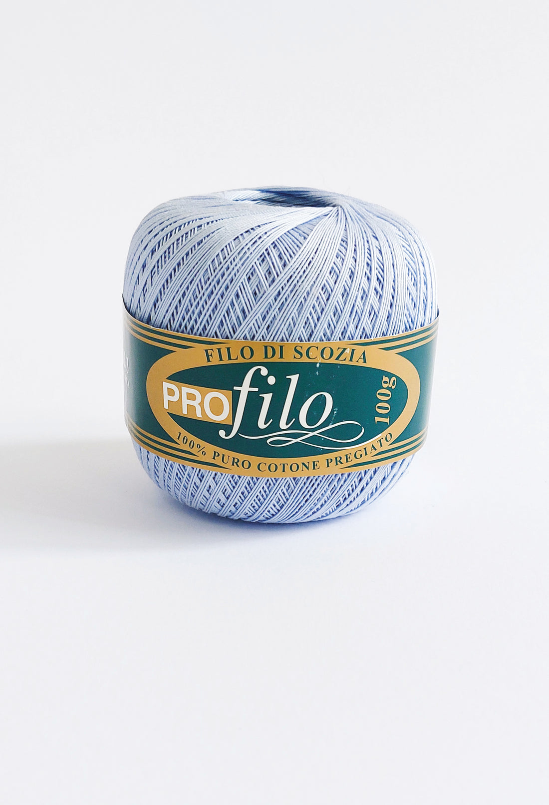 Filo di Scozia N.8 100 % Cotone Azzur. Ch.100 Gr