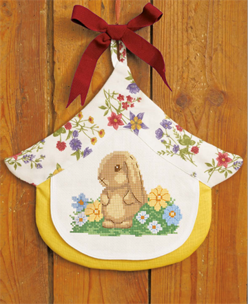 Fuoriporta Casa giallo e fiori