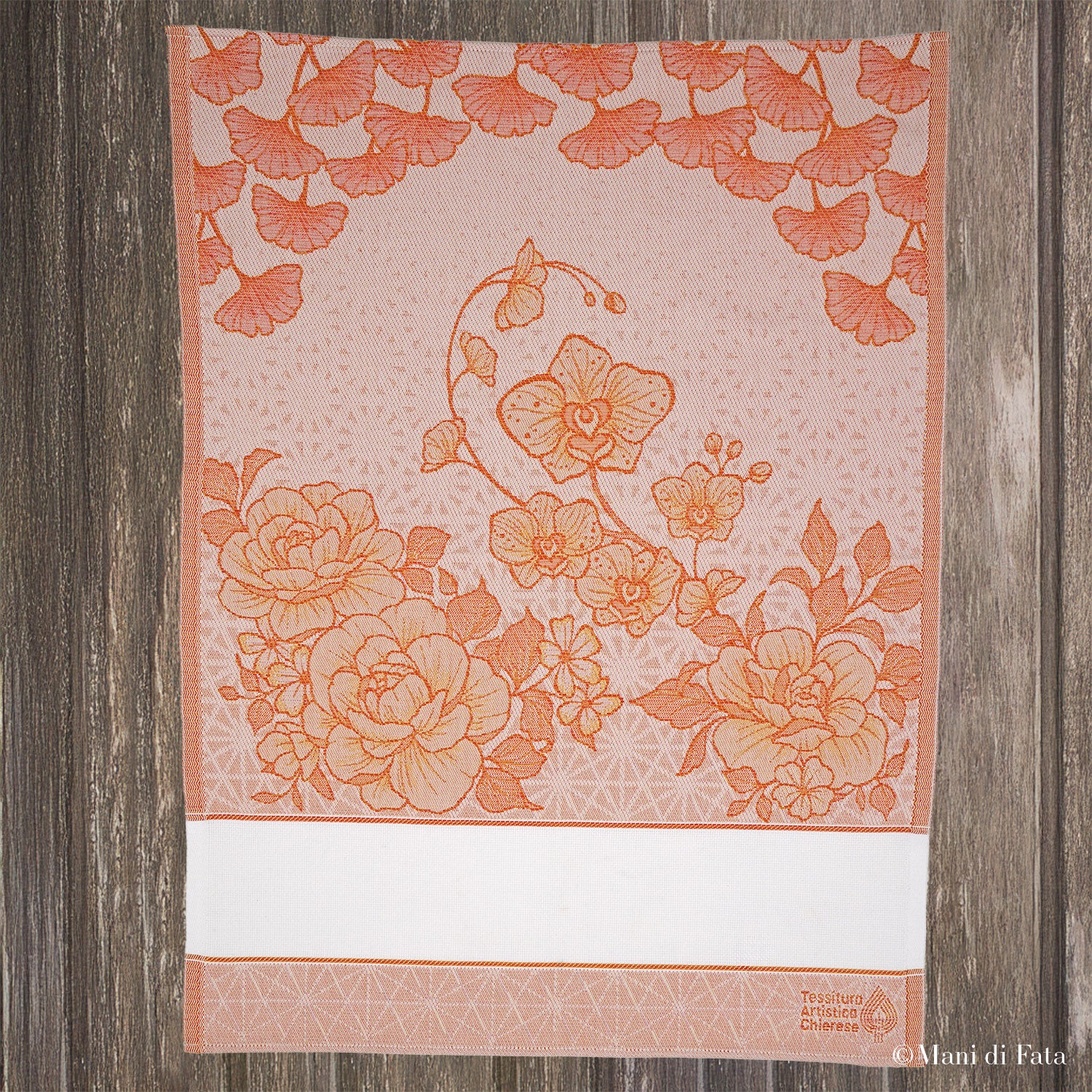 Strofinaccio in cotone da ricamare a punto croce