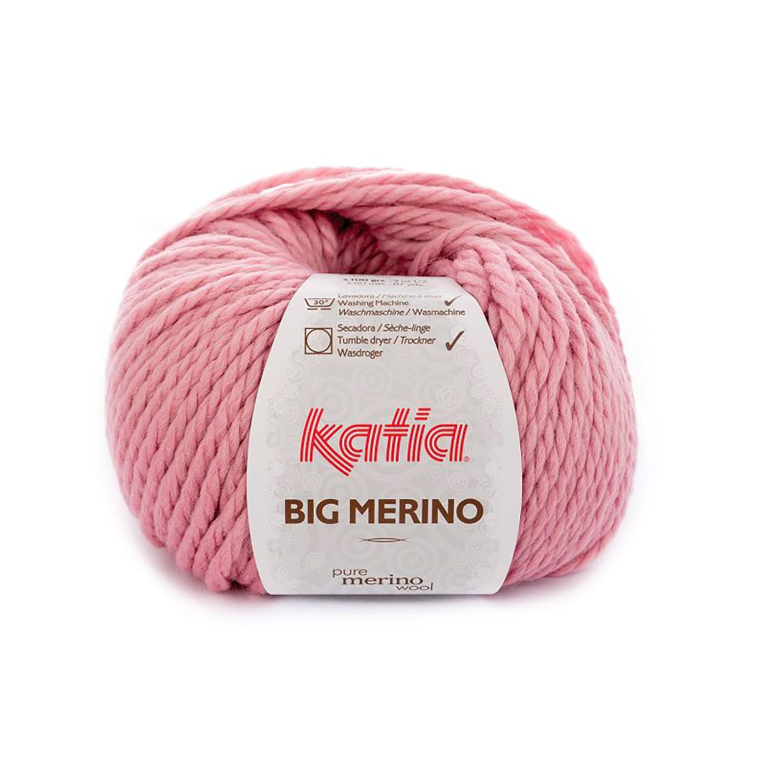 Gomitolo Big Merino da 100 gr VX 00044 Rosa medio
