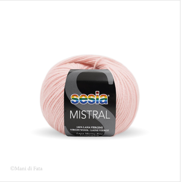Gomitolo Sesia Mistral da 50 gr. VX 0084 cipria