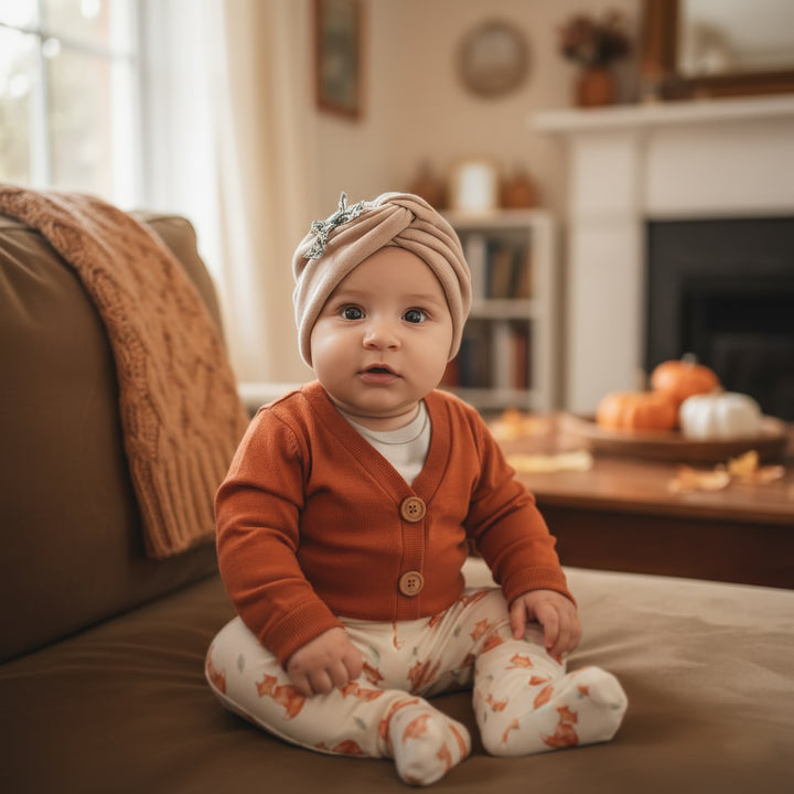 Turbante bimba fiocchetto liberty