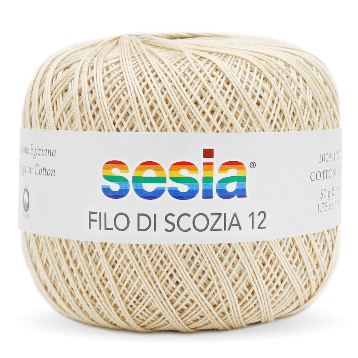 Gomitolo Sesia Scozia 12 da 50 gr. VX 0052 ecrù chiaro