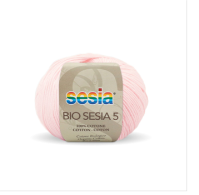 Gomitolo Bio Sesia 5 da 50 gr. VX 0084 rosa cipria