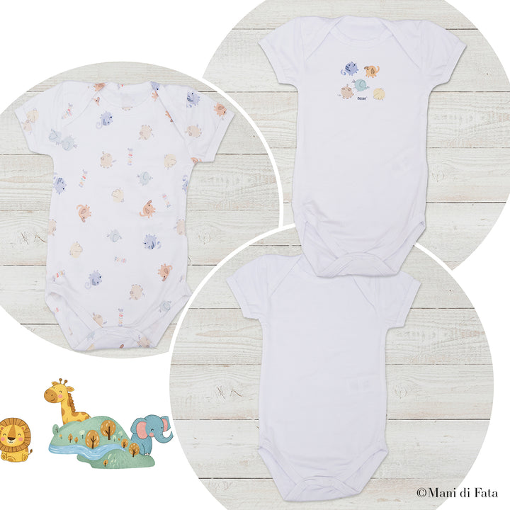 Body manica corta in jersey di cotone taglia 3 mesi